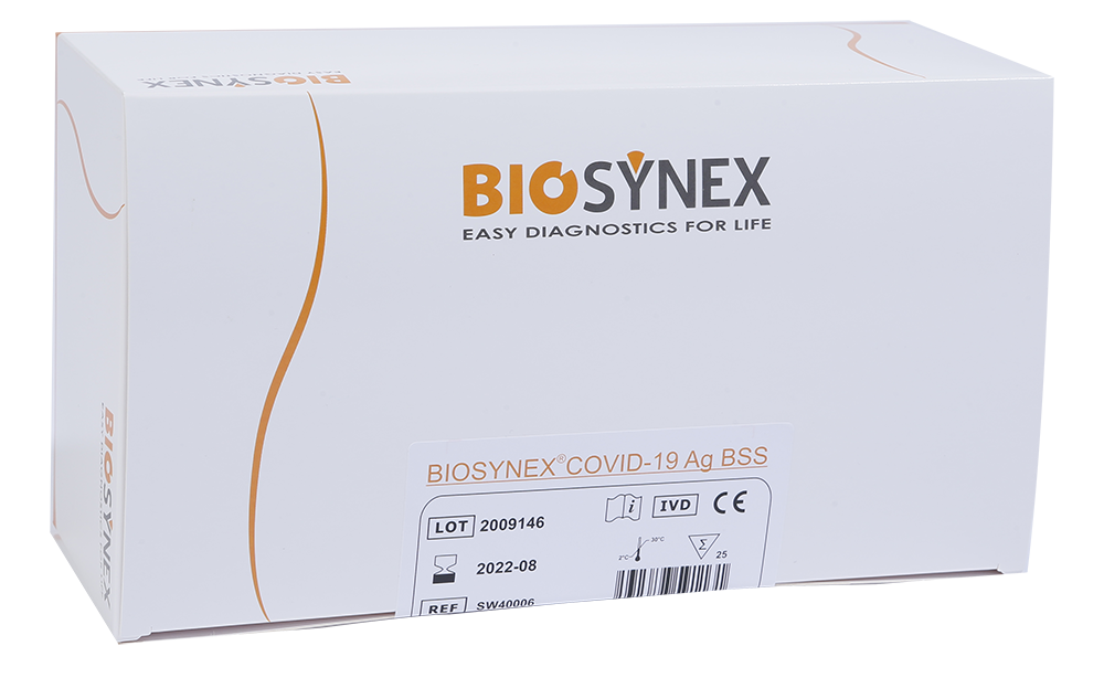 Biosynex Covid 19 Ag kit box PNG