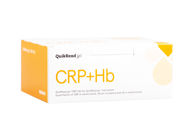 QuikRead go CRP+Hb kit box